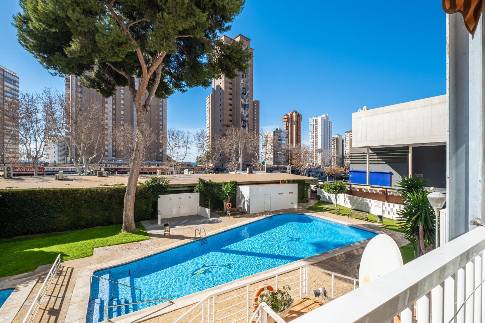 Albatros 2-6 Estudio Levante Beach Benidorm Bagian luar foto