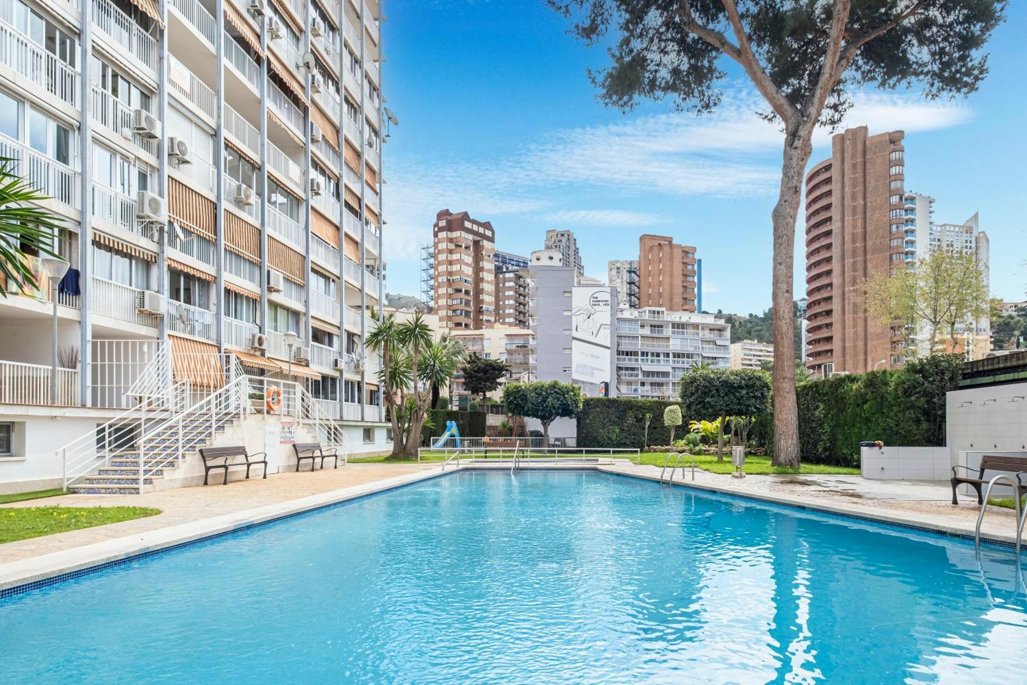 Albatros 2-6 Estudio Levante Beach Benidorm Bagian luar foto