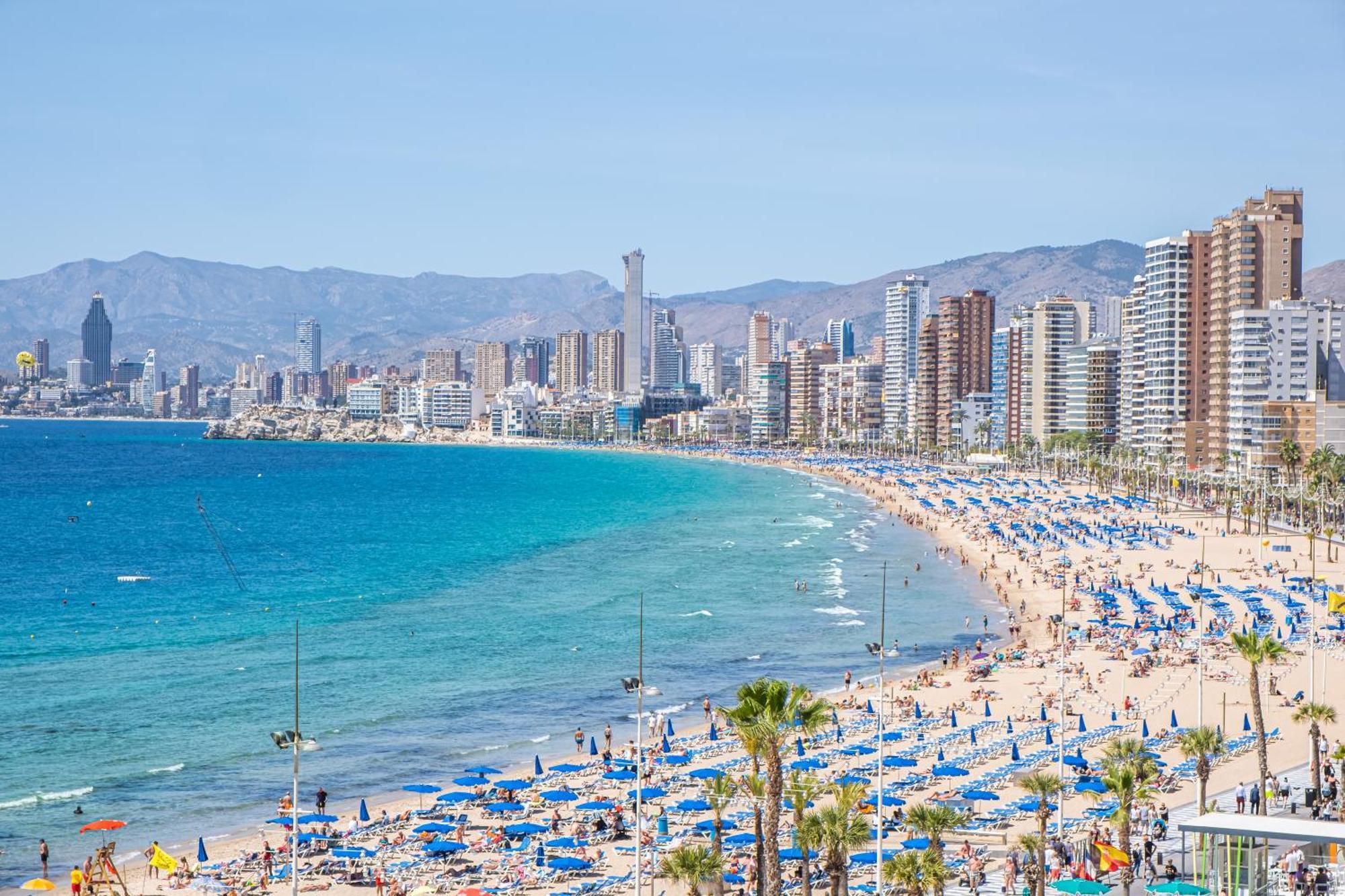 Albatros 2-6 Estudio Levante Beach Benidorm Bagian luar foto