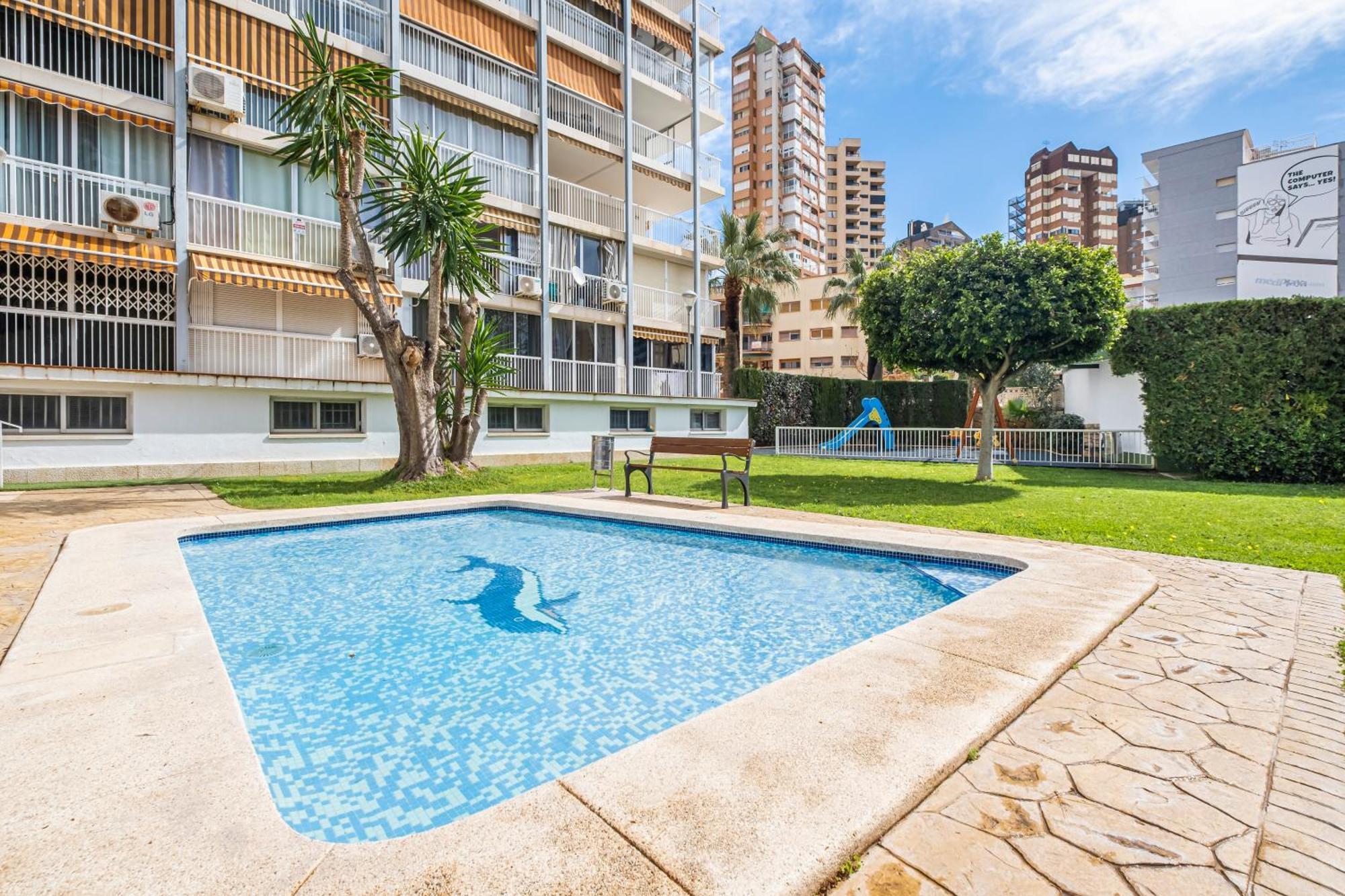 Albatros 2-6 Estudio Levante Beach Benidorm Bagian luar foto